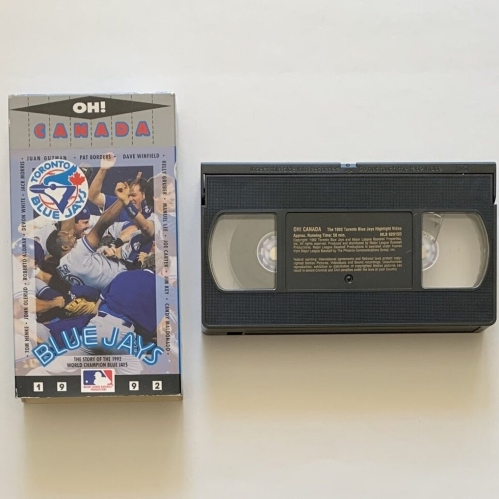 MLB 1992 Oh Canada The story of the 1992 World Champion Blue Jays VHS Tape - Picture 3 of 15